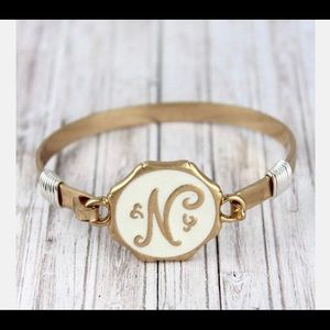 NWT initial “N” bracelet